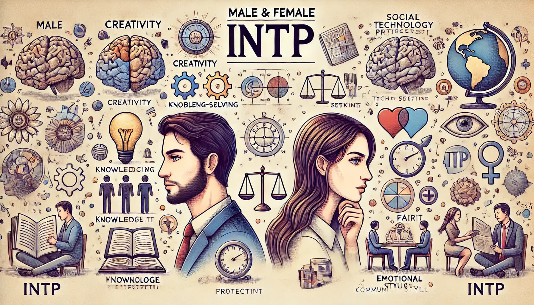 Perbedaan INTP Laki-Laki dan INTP Perempuan: Gimana Sih Bedanya?